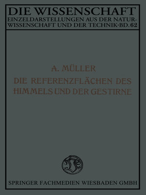 cover image of Die Referenzflächen des Himmels und der Gestirne